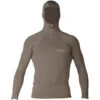 Xcel Drylock Hydrophobic Hoodie Long Sleeve UV Surfing Top | Charcoal Grey