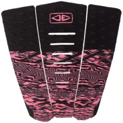 Blazed Tail Pad | Pink/ Black | Surfboard Deck Grip | Ocean And Earth | Traction Pad | Surfing Tailpad |