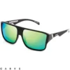 Barracuda | Carve | Mens Sunglasses | Adult | Black/Green | Iridium Polarised Lens | Sunglasses | Eye Wear | Sunnies