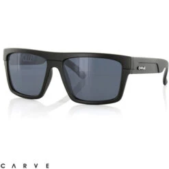 Volley | Carve | Mens Sunglasses | Adult | Matt Black | Polarised Lens | Sunglasses | Eye Wear | Sunnies