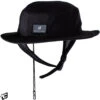 Creatures Of Leisure | Surf Bucket Hat | Black | Sun Protection For Surfers | Beach And Water Sports Hat With Chin Strap