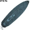FCS | Stretch Surfboard Cover | All Purpose - Suits Shortboards | Board Sock | Tranquil Blue