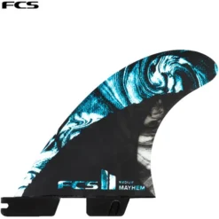 FCSII Matt Biolos Medium | Thruster 3 Fin Set | Performance Core Carbon | Responsive And Lively