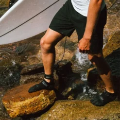 FCS SP2 Split Toe Reef Boot 1.5mm | Black | Wetsuit Boots | Cool Water Surfing Equipment -FCS Store Buy FCS FCSII Reef Boot 1.5mm Surf Shops Australia Online Action 40657.1669810547