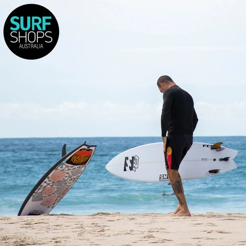 FCS | Otis Carey Eco Traction | 1 Piece Deck Grip | Quick Apply Tail Pad | Suits Narrow Surfboards | Indigenous Artworks 4 FCS | Otis Carey Eco Traction | 1 Piece Deck Grip | Quick Apply Tail Pad | Suits Narrow Surfboards | Indigenous Artworks - Image 4