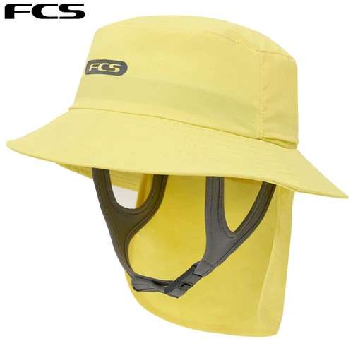 FCS | Bucket Surf Hat | Surfing Hat With Adjustable Under Chin Strap | Butter 1 FCS | Bucket Surf Hat | Surfing Hat With Adjustable Under Chin Strap | Butter