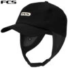 FCS | Truckers Surf Cap | Black | Surfing Hat With Adjustable Under Chin Strap | One Size Fits Most