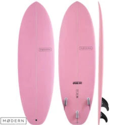 Modern Surfboards | Highline Surfboard | Novice Surfers | Excellent 1st Real Fibreglass Surfboard Or Fast Improvement Model -FCS Store Buy Modern Highline Surfboard Online Surf Shops Australia Pastel Candy Pink 62359.1683710911