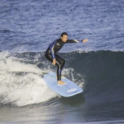 NSP Teachers Pet Softboard | Suitable For Brand New Beginners | Learn To Surf Foam Surfboard -FCS Store Buy NSP Teachers Pet Surfboard Online In Surf Shop Australia Action Shot 64331.1668487886