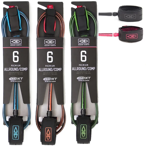 6ft Allround Comp One Piece XT | Ocean And Earth | Surfboard Leash | Lightest And Strong | Leggie | Top Range Model 1 6ft Allround Comp One Piece XT | Ocean And Earth | Surfboard Leash | Lightest And Strong | Leggie | Top Range Model