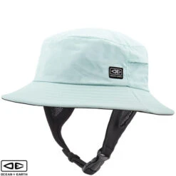 Ladies Bingin Soft Peak Surf Hat | Aqua | Surf Hat With Clip | Water Activity Hat