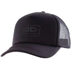 Ocean And Earth | Black -Jack Trucker Cap | Surf Brand Hat