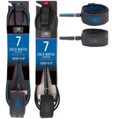 Ocean And Earth | Cold Water 7ft Premium One Piece XT | Surfboard Leash | Super Strong Leggie | Top Of The Range Leg Rope |