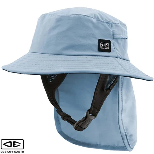 Indo Stiff Peak Surf Hat | Pale Blue | Sun Protection For Surfing | Ocean And Earth 1 Indo Stiff Peak Surf Hat | Pale Blue | Sun Protection For Surfing | Ocean And Earth