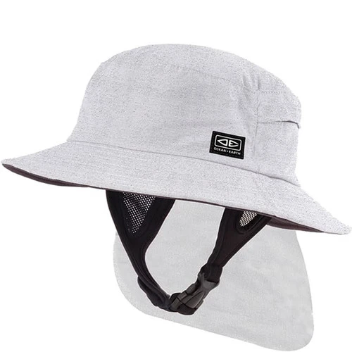 Indo Stiff Peak Surf Hat | White Marle | Sun Protection For Surfing | Ocean And Earth 1 Indo Stiff Peak Surf Hat | White Marle | Sun Protection For Surfing | Ocean And Earth