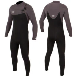 Free-Flex Wetsuit Steamer 4:3mm | Chest Zip | Full Surfing Wetsuit | Ocean And Earth | Mens