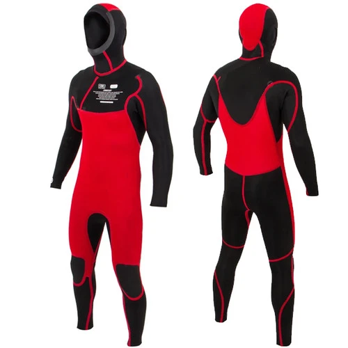 Free-Flex Hooded 5:4mm Wetsuit Steamer| Chest Zip | Full Surfing Wetsuit | Ocean And Earth | Mens 2 Free-Flex Hooded 5:4mm Wetsuit Steamer| Chest Zip | Full Surfing Wetsuit | Ocean And Earth | Mens - Image 2