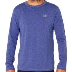 Ocean And Earth | Surf Shirt | Navy Marle | Long Sleeve | Rash Vest | Loose Fit | Beach And Water Activities