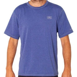 Ocean And Earth | Surf Shirt | Navy Marle | Short Sleeve | Rash Vest | Loose Fit | Beach And Water Activities