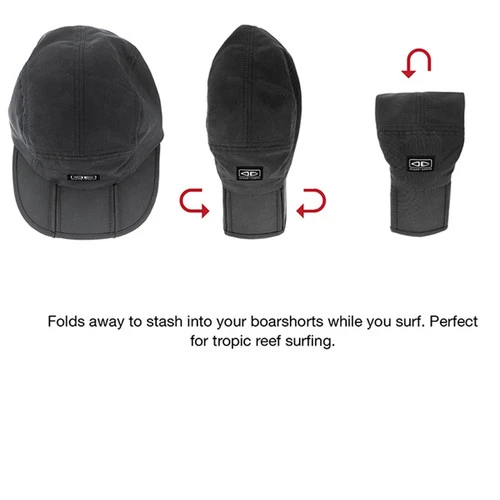 Ocean And Earth | Tropic Stash Foldaway Surf Cap | Surfing Hat With Clip 2 Ocean And Earth | Tropic Stash Foldaway Surf Cap | Surfing Hat With Clip - Image 2