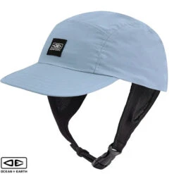 Ocean And Earth | Ulu Surf Cap | Pale Blue | Hat For Surfing | Adjustable Chin Strap | Ocean And Earth