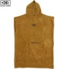 Ocean And Earth | Men's Corp Hooded Towel Poncho | Bronze | Guys Surf Beach Poncho |
