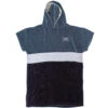 Mens Strike Hooded Towel | Surf Poncho | Navy | Ocean And Earth | Guys Warm Surfing Poncho