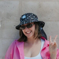 Plow Surf Co. | Elation The Label X Plow Surf Hat | Surfing Hat | Beach + Water Activity Headwear | -FCS Store Buy Plow Surf Co Elation Surfing Hat With Chin Strap Adult 63204.1690958723