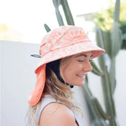 Plow Surf Co. | Lady Plow | Plow Surf Hat | Surfing Hat | Beach + Water Activity Headwear | -FCS Store Buy Plow Surf Co Lady Plow Surfing Hat With Chin Strap Ladies 03753.1692946615