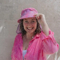 Plow Surf Co. | Sophie Fletcher X Plow | Plow Surf Hat | Surfing Hat | Beach + Water Activity Headwear | -FCS Store Buy Plow Surf Co Sophie Fletcher Surfing Hat With Chin Strap Ladies 67039.1692943012