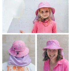 Plow Surf Co. | Sophie Fletcher X Plow | Plow Surf Hat | Surfing Hat | Beach + Water Activity Headwear | -FCS Store Buy Plow Surf Co Sophie Fletcher Surfing Hat With Chin Strap Mix 14257.1692942280