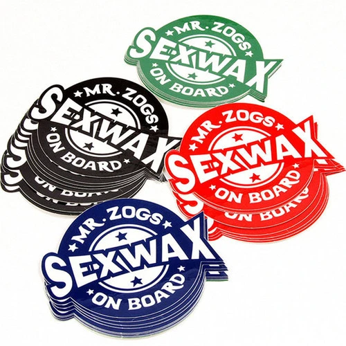 Sex Wax Stickers | On Board | Mr Zogs Stickers | Multiple Colours Available 1 Sex Wax Stickers | On Board | Mr Zogs Stickers | Multiple Colours Available