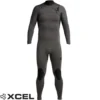 XCEL Comp Wetsuit Steamer 2mm | Chest Zip | All Jet Black | Xcel Surfing Wetsuits