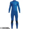 XCEL | Youth Axis Steamer 3:2mm | Back Zip | Blue | Boys Surfing Wetsuit | Kids Surf Wetsuit