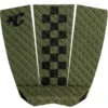 Creatures Of Leisure | Jack Freestone Lite | Tail Pad | Deck Grip | Surfboard Traction | Dark Olive Black Chex