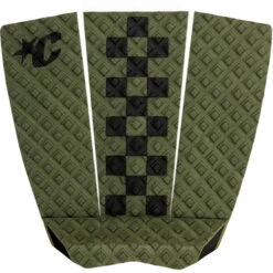 Creatures Of Leisure | Jack Freestone Lite | Tail Pad | Deck Grip | Surfboard Traction | Dark Olive Black Chex