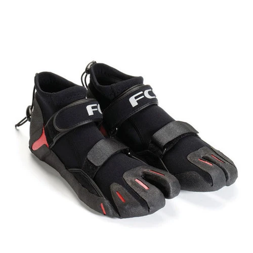 FCS SP2 Split Toe Reef Bootie 1.5mm | Black/Red | Wetsuit Boots | Cold Water Surfing Equipment 1 FCS SP2 Split Toe Reef Bootie 1.5mm | Black/Red | Wetsuit Boots | Cold Water Surfing Equipment