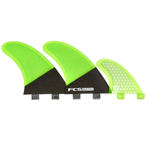 FCS MR Twin + Stabilizer Fluro 3 Fin Set | Mark Richards | Retro | Fish | Performance Core | Twin Tab FCS 2 FCS MR Twin + Stabilizer Fluro 3 Fin Set | Mark Richards | Retro | Fish | Performance Core | Twin Tab FCS - Image 2