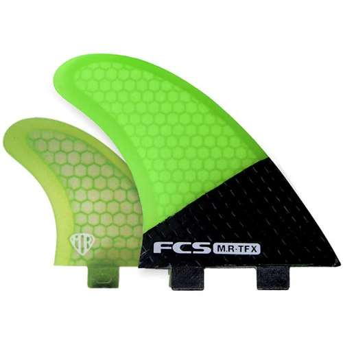FCS MR Twin + Stabilizer Fluro 3 Fin Set | Mark Richards | Retro | Fish | Performance Core | Twin Tab FCS 1 FCS MR Twin + Stabilizer Fluro 3 Fin Set | Mark Richards | Retro | Fish | Performance Core | Twin Tab FCS
