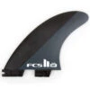 FCS 2 Mick Fanning | Thruster Fin Set | Neo Carbon | Black/Charcoal | Snaps Carves And Cuttys