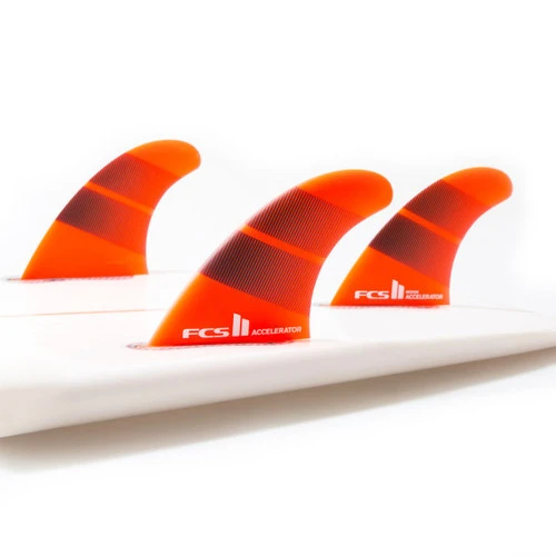 FCSII Accelerator | Thruster (3) Fin Set | Neo Glass | FCS 2 Surfboard Fins | Ideal For Bigger Waves And Aggressive Surfers 2 FCSII Accelerator | Thruster (3) Fin Set | Neo Glass | FCS 2 Surfboard Fins | Ideal For Bigger Waves And Aggressive Surfers - Image 2