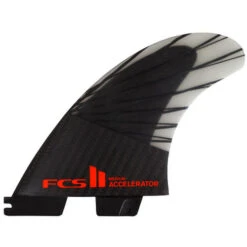 FCSII Accelerator | Thruster Fin Set | Performance Core Carbon | FCS 2 | Top Of The Range Surfboard Fins | Speed And Flow