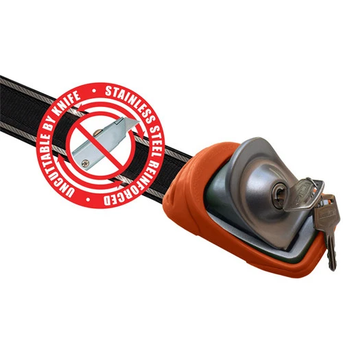 Kanulock Key Lockable Tie Downs 2.5m | Black/Green | Easily Lock Surfboards To Your Roof Racks 2 Kanulock Key Lockable Tie Downs 2.5m | Black/Green | Easily Lock Surfboards To Your Roof Racks - Image 2