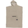 Ocean And Earth | Mens Lightweight Hooded Poncho | Taupe | Guys Surf Beach Poncho |