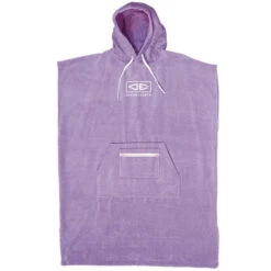 Ladies Violet Hooded Beach Towel Surf Poncho | Womens | Ocean And Earth