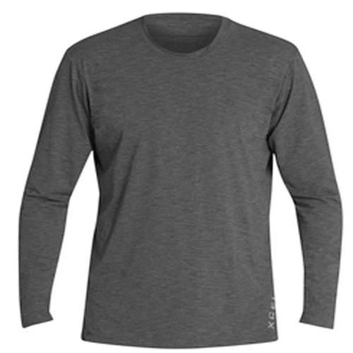 Long Sleeve UV Surf Tee | Relax Fit | Rashie | Rash Vest | Heathered Black | XCEL | 1 Long Sleeve UV Surf Tee | Relax Fit | Rashie | Rash Vest | Heathered Black | XCEL |