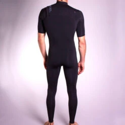 XCEL Comp X Short Sleeve Surfing Wetsuit 2mm | Chest Zip | Black -FCS Store Xcel Comp X Surfing Wetsuit 2mm Buy Online Surf Shops Australia Back 39637.1618980285