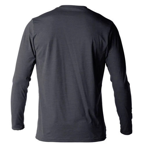 Xcel Ventx Pacific | Long Sleeve UV Surf Tee | Relax Fit | Rashie | Rash Vest | Heathered Black 2 Xcel Ventx Pacific | Long Sleeve UV Surf Tee | Relax Fit | Rashie | Rash Vest | Heathered Black - Image 2