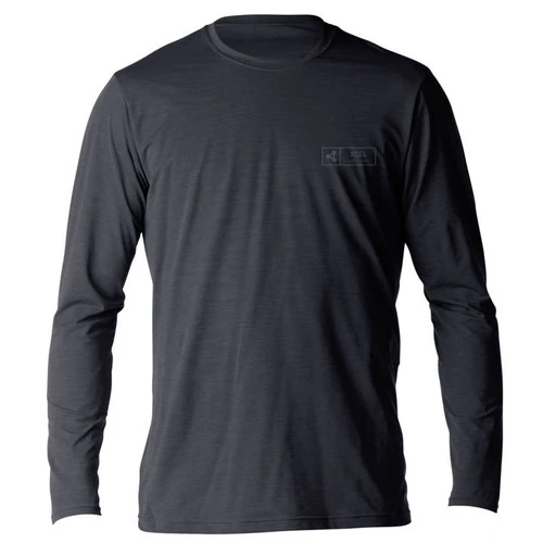 Xcel Ventx Pacific | Long Sleeve UV Surf Tee | Relax Fit | Rashie | Rash Vest | Heathered Black 1 Xcel Ventx Pacific | Long Sleeve UV Surf Tee | Relax Fit | Rashie | Rash Vest | Heathered Black